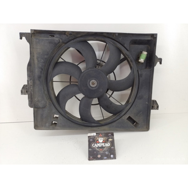 Ventoinha Motor Radiador Hyundai Hb20 1.6  2014 C/detalhe 