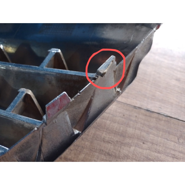 Grade Frontal Para-choque Volkswagen Gol G3 2004 C/detalhes