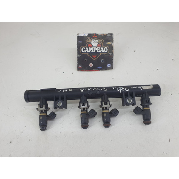 Flauta Bicos Injetores Fiat Uno Vivace 1.0 2014