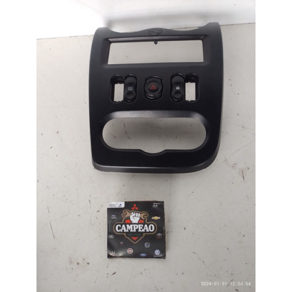 Moldura Painel Central Renault Sandero 2010