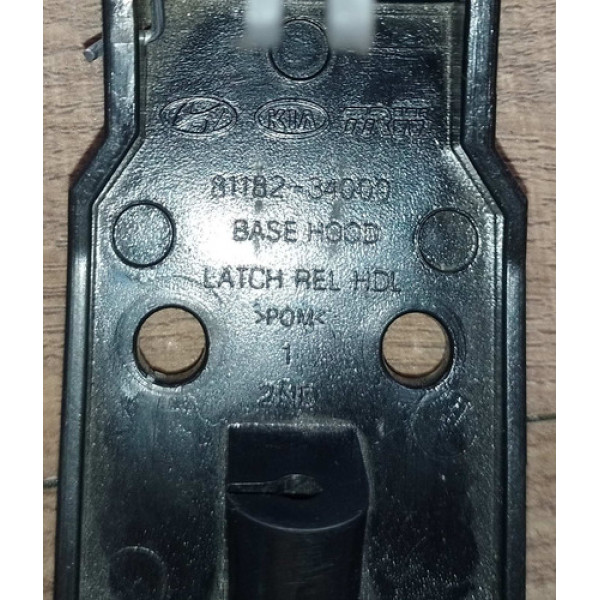 Alavanca/ Puxador Abertura Capô Hyundai Hb20 2013 Á 2018