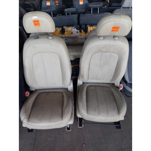 Jogo De Banco Couro Caramelo Gm Captiva 2010