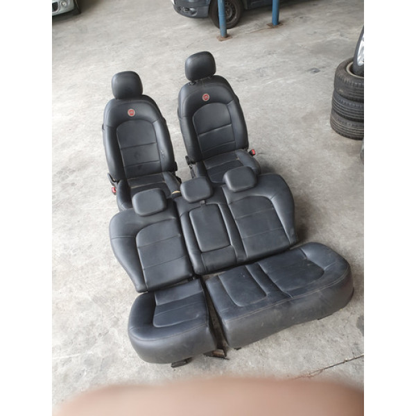 Jogo Banco Couro Fiat Linea 2015 C/detalhe