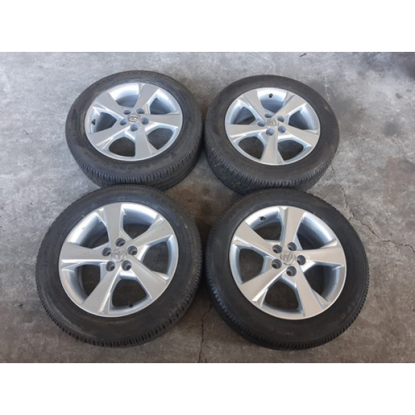Jogo Roda Toyota Corolla Pneu Firestone 205/55r16 2014