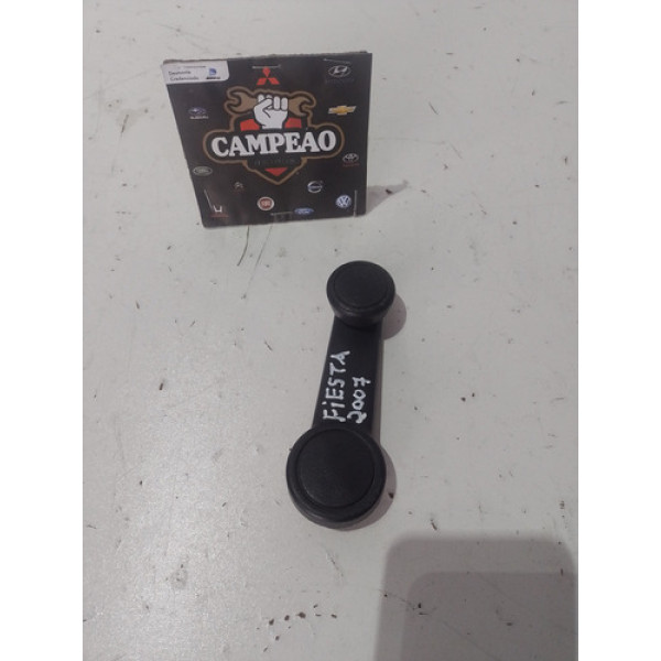 Manivela Vidro Porta Traseiro Ford Fiesta 2007