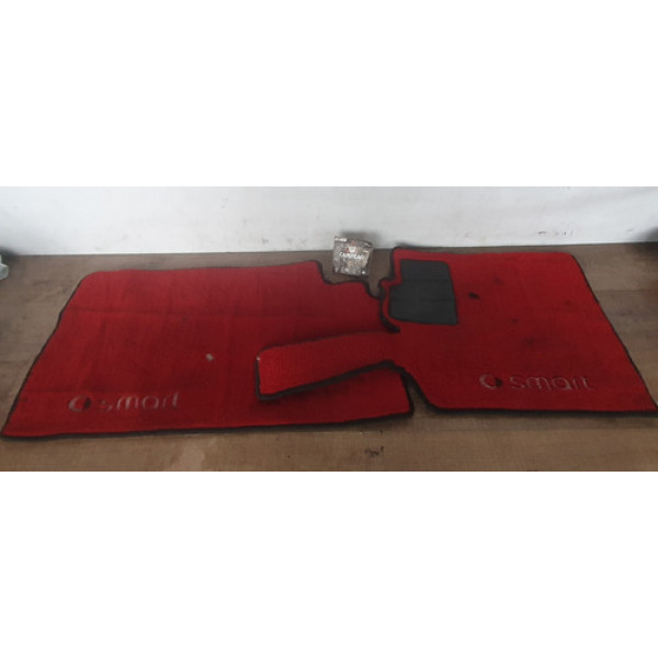 Par De Tapete Com Detalhe Smart Fortwo 2010 