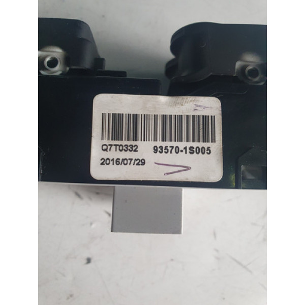 Botão Comando Vidro Dianteiro Esquerdo Hyundai Hb20 2016