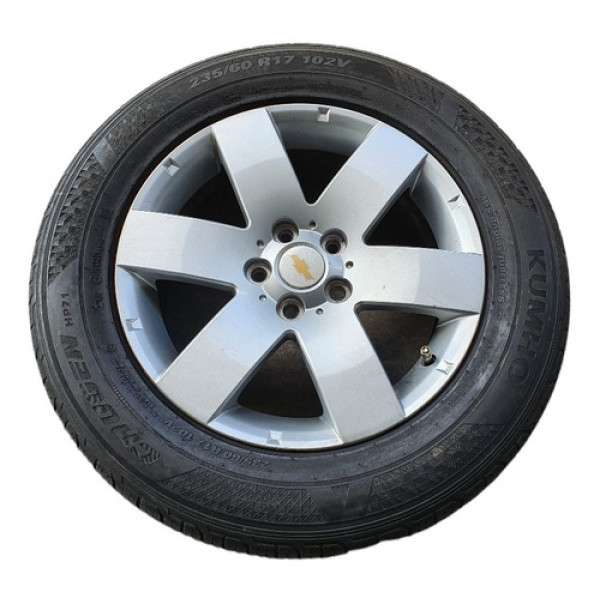 Jogo Roda Liga Captiva + Pneu Meia Vida 235/60/r17 068