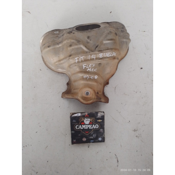 Protetor Coletor Escape Honda Fit 1.4 2008 