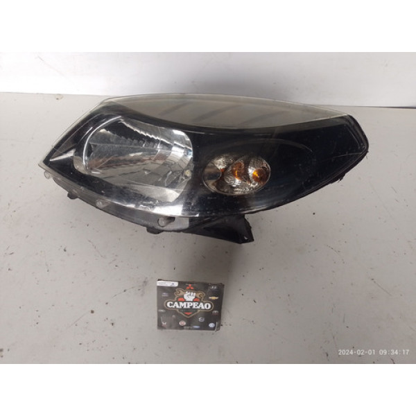Farol Esquerdo Renault Sandero 2011 C Detalhe 