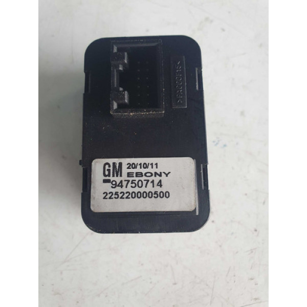 Botão Comando Vidro Dianteiro Esquerdo Chevrolet Agile 2012