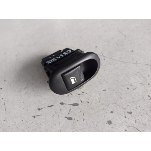 Botão Vidro Elétrico Dianteiro Citroën C3 1.4 2008