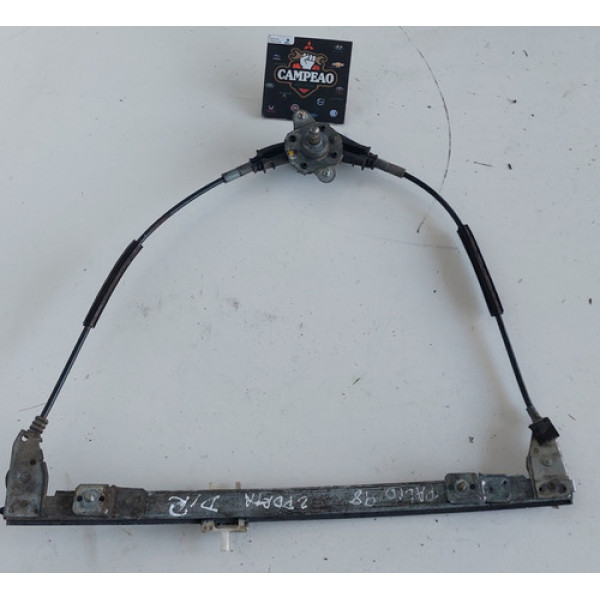 Máquina De Vidro Direita Palio 98 2 Porta