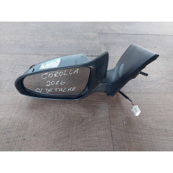 Retrovisor Esquerdo Toyota Corolla 2016 C/detalhe 