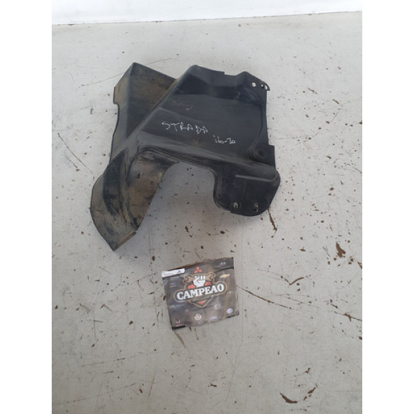 Defletor Parabarro Protetor Correia Fiat Strada 2016