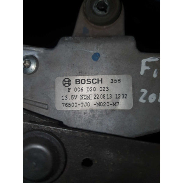 Máquina Limpador Parabrisa Honda Fit 2013 Original 